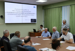 Результаты научно-исследовательских работ  на НИС «Профессор Кагановский»