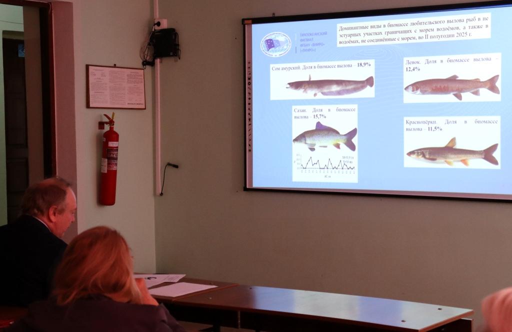 Доклад «Любительское рыболовство во внутренних водах Приморского края в 2025г.» был посвящён сбору, обобщению и формализации данных об осуществлении рыболовства рыбаками-любителями во внутренних водах Приморского края в 2025 г. Анализ этих сведений нужен для корректной оценки среднедушевого потребления рыбной продукции в регионе 