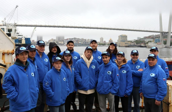 Ход экспедиционных исследований лососей в дальневосточных морях